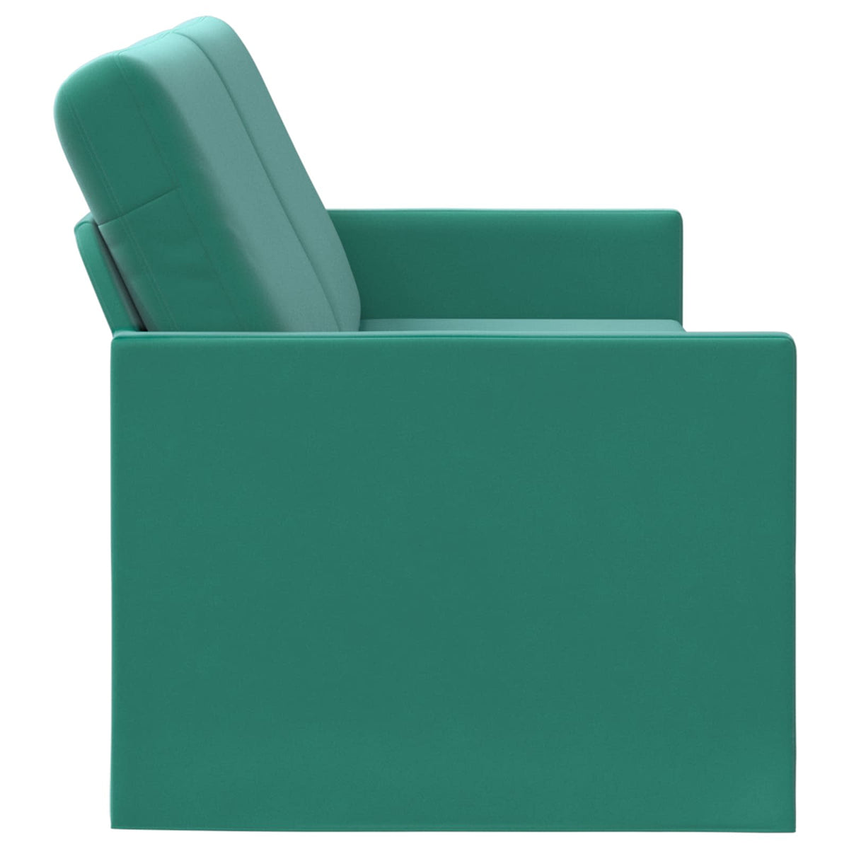 vidaXL Sofa na 3 osoby Turkusowy 190 x 81 x 82 cm Welur