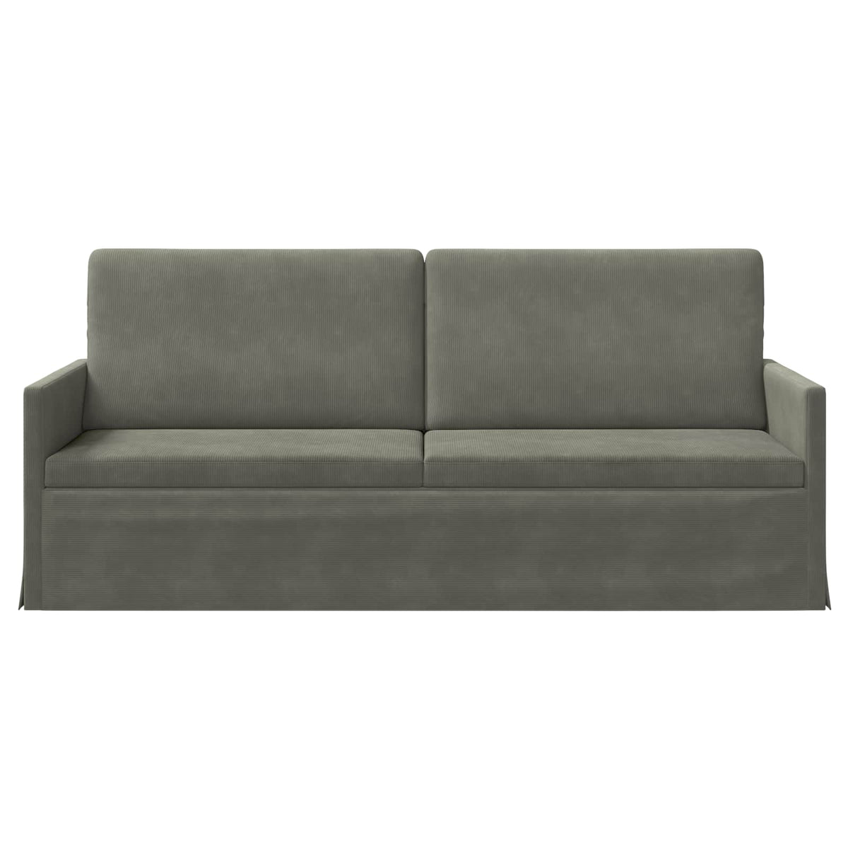 vidaXL Sofa na 3 osoby jasnoszary 190 x 81 x 82 cm Tkanina sztruksowa