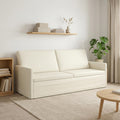 vidaXL Sofa na 3 osoby kremowy 190 x 81 x 82 cm Tkanina sztruksowa