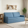 vidaXL Sofa na 3 osoby niebieski 190 x 81 x 82 cm Tkanina sztruksowa
