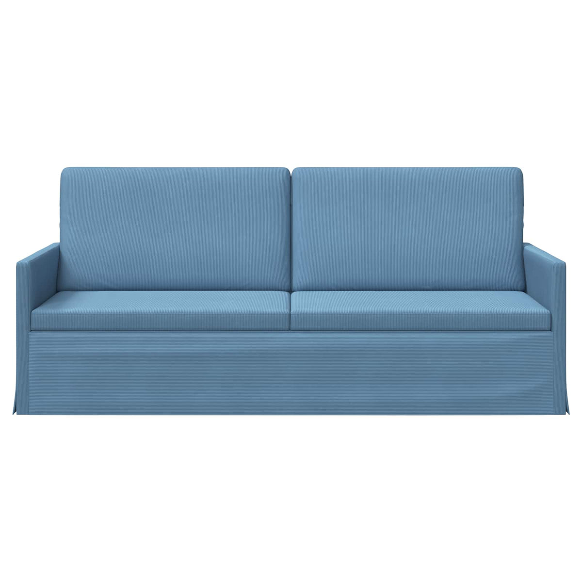 vidaXL Sofa na 3 osoby niebieski 190 x 81 x 82 cm Tkanina sztruksowa