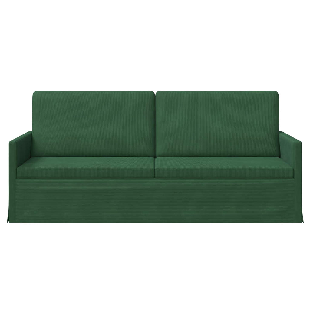 vidaXL Sofa na 3 osoby Zielony dżungli 190 x 81 x 82 cm