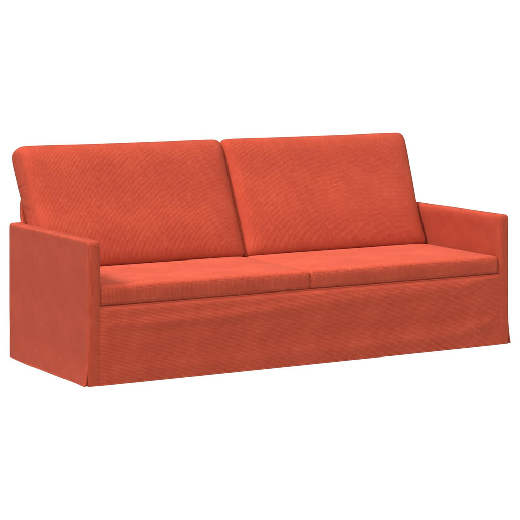 vidaXL Sofa na 3 osoby Czerwono-pomarańczowy 190 x 81 x 82 cm