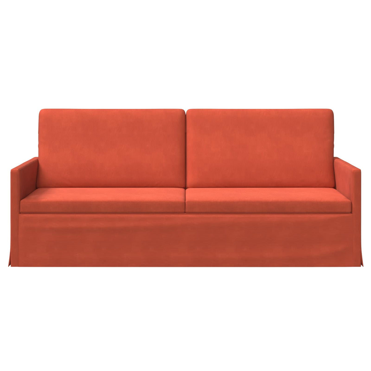 vidaXL Sofa na 3 osoby Czerwono-pomarańczowy 190 x 81 x 82 cm
