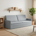 vidaXL Sofa na 3 osoby jasnoszary 220 x 81 x 82 cm tkanina
