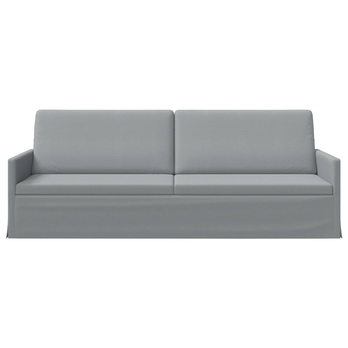 vidaXL Sofa na 3 osoby jasnoszary 220 x 81 x 82 cm tkanina