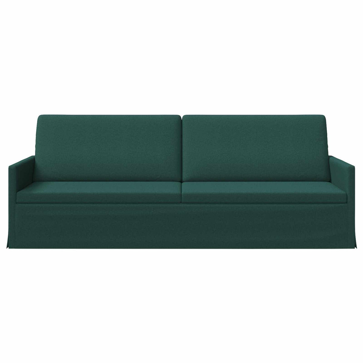 vidaXL Sofa na 3 osoby Ciemnozielony 220 x 81 x 82 cm tkanina