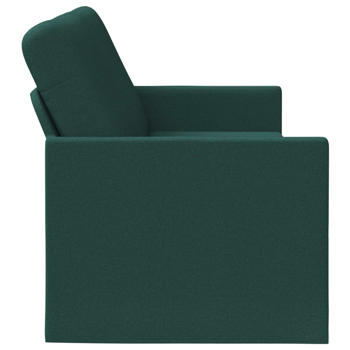 vidaXL Sofa na 3 osoby Ciemnozielony 220 x 81 x 82 cm tkanina