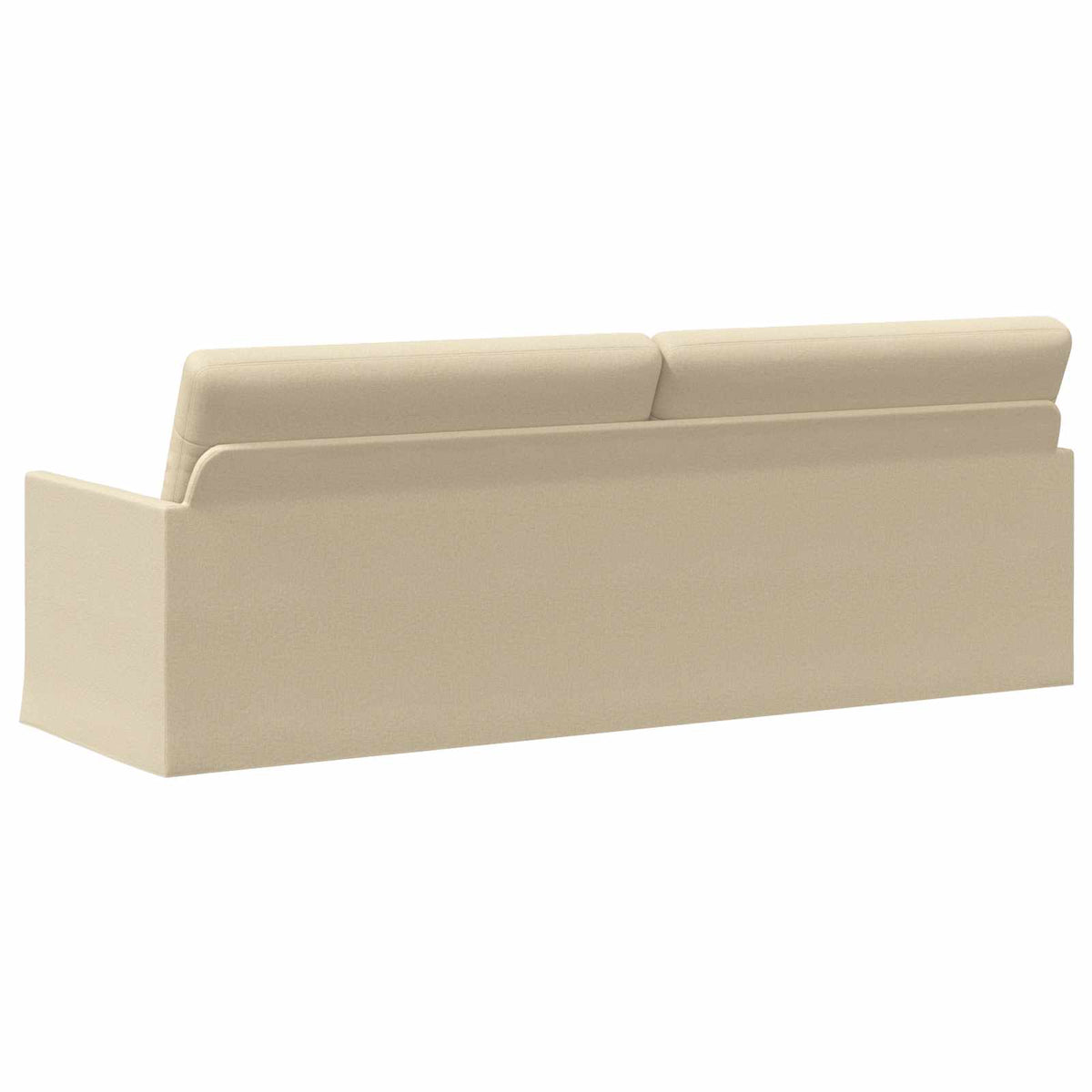vidaXL Sofa na 3 osoby kremowy 220 x 81 x 82 cm tkanina
