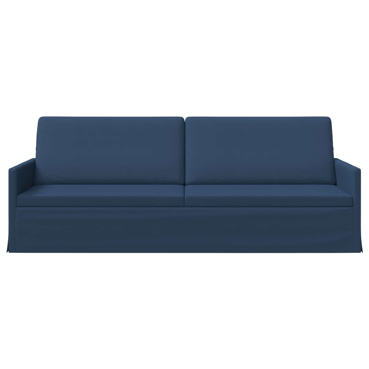 vidaXL Sofa na 3 osoby niebieski 220 x 81 x 82 cm tkanina