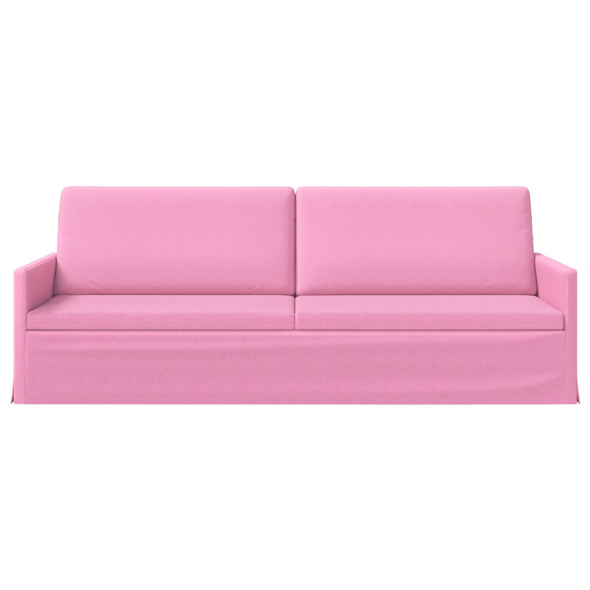 vidaXL Sofa na 3 osoby różowy 220 x 81 x 82 cm tkanina
