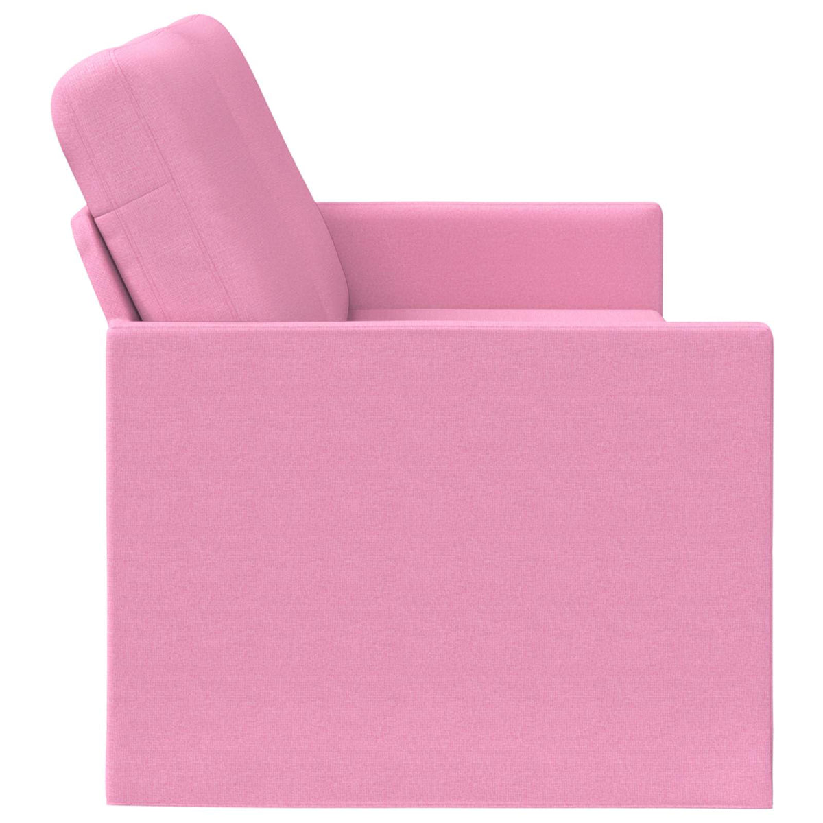 vidaXL Sofa na 3 osoby różowy 220 x 81 x 82 cm tkanina