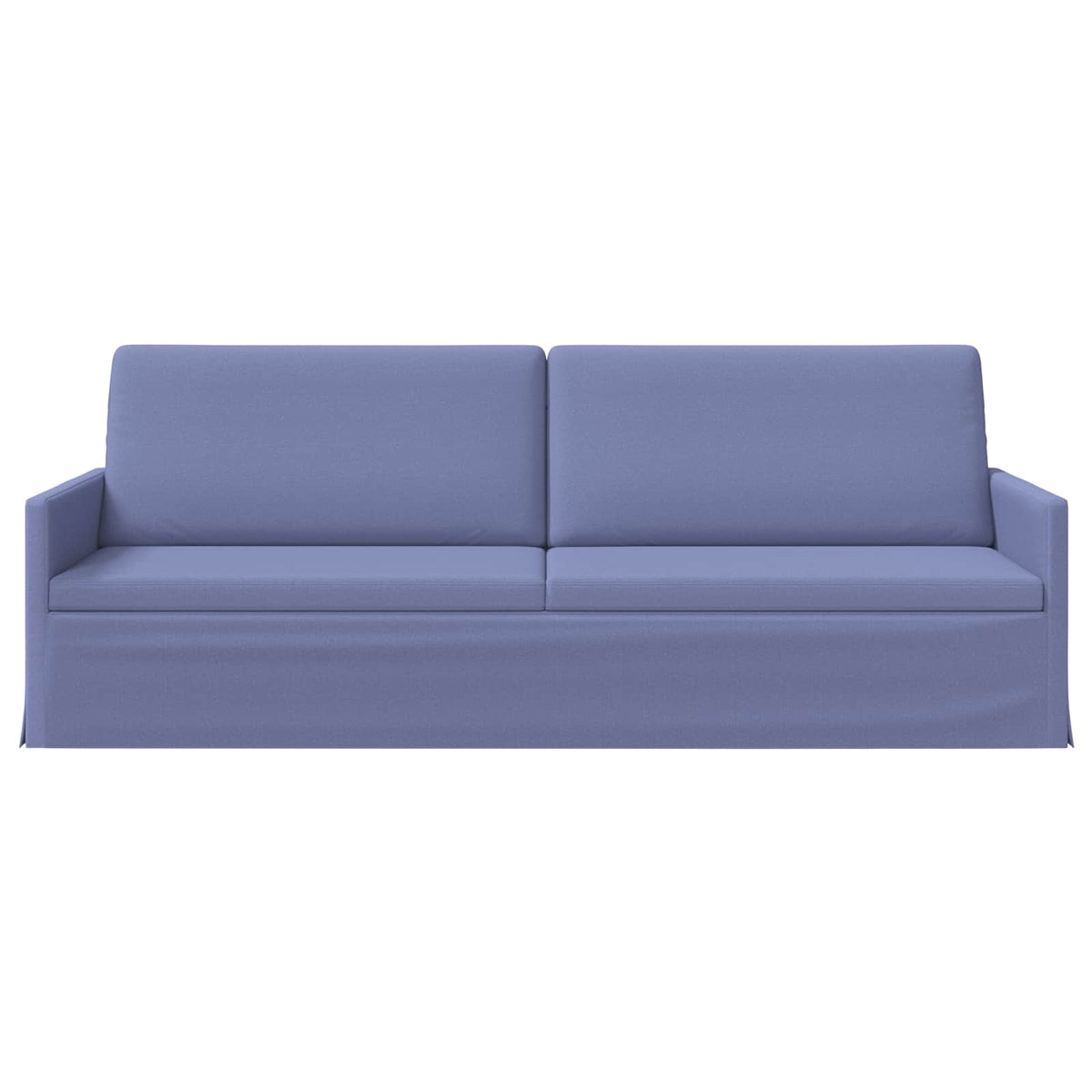 vidaXL Sofa na 3 osoby Niebieski dżins 220 x 81 x 82 cm tkanina