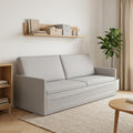 vidaXL Sofa na 3 osoby Szary chmur 220 x 81 x 82 cm tkanina