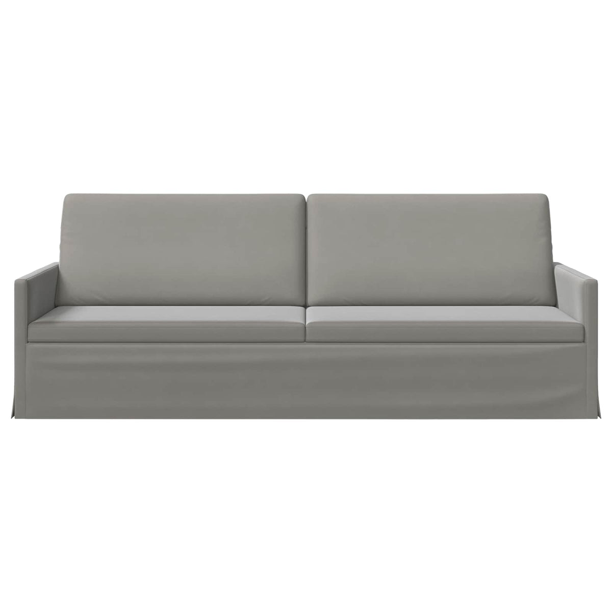 vidaXL Sofa na 3 osoby jasnoszary 220 x 81 x 82 cm Welur