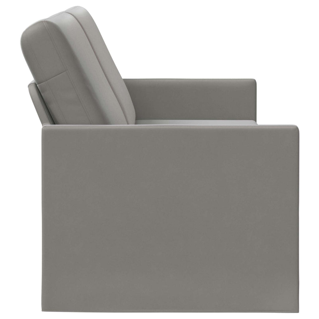 vidaXL Sofa na 3 osoby jasnoszary 220 x 81 x 82 cm Welur