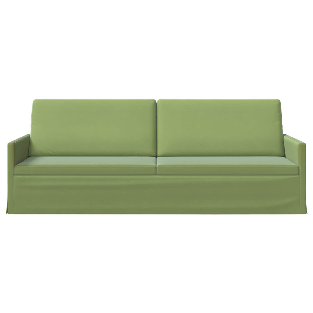 vidaXL Sofa na 3 osoby Jasnozielony 220 x 81 x 82 cm Welur