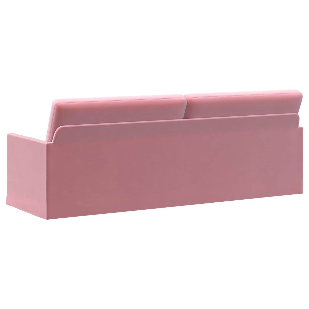 vidaXL Sofa na 3 osoby różowy 220 x 81 x 82 cm Welur