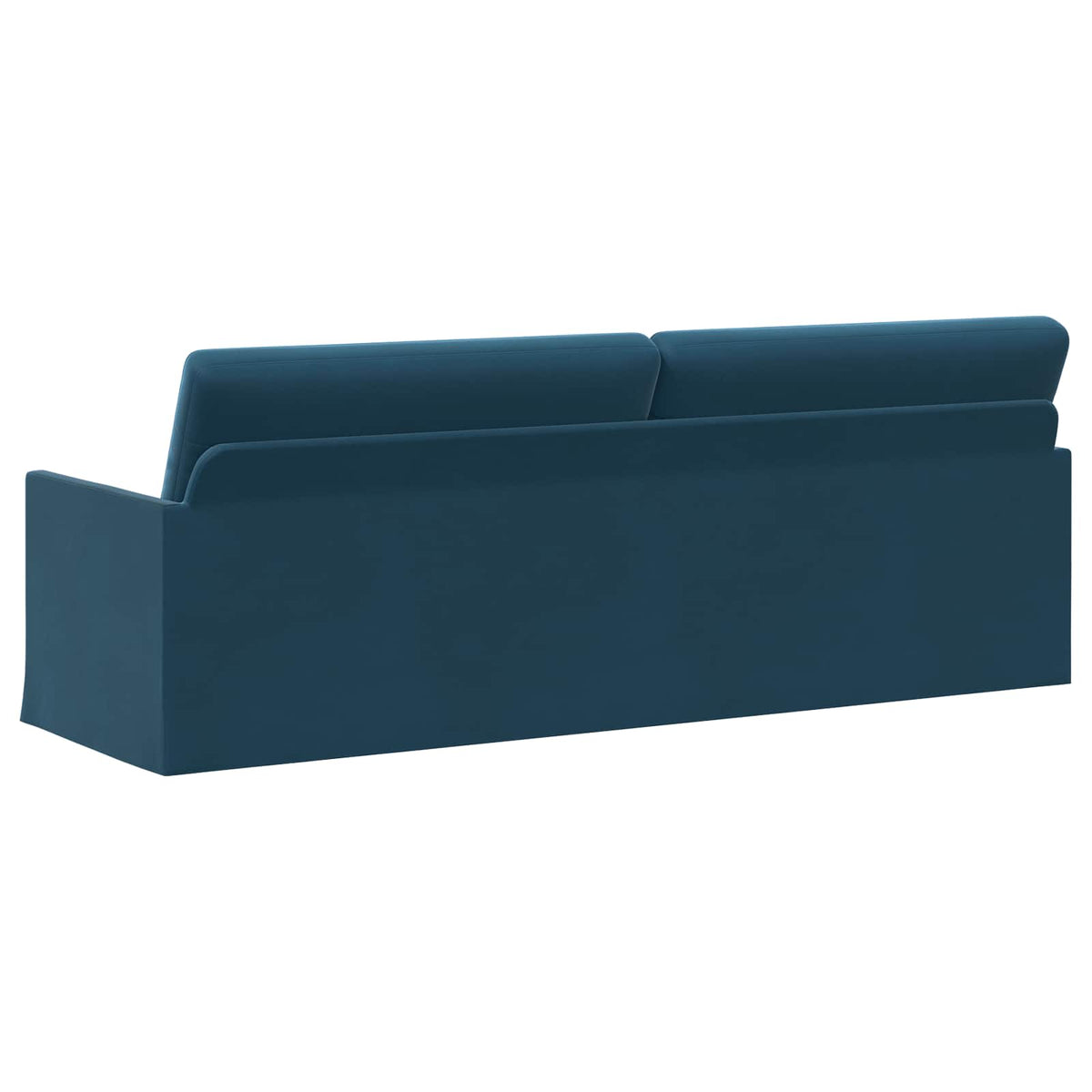 vidaXL Sofa na 3 osoby niebieski 220 x 81 x 82 cm Welur