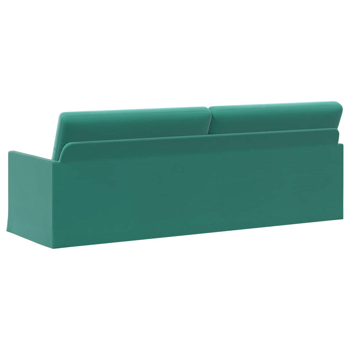 vidaXL Sofa na 3 osoby Turkusowy 220 x 81 x 82 cm Welur
