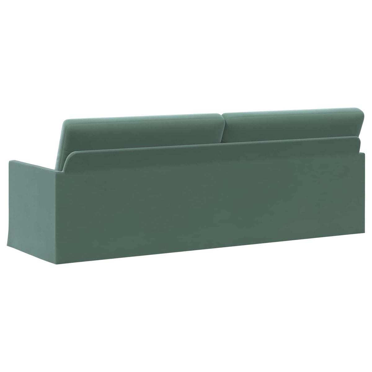 vidaXL Sofa na 3 osoby Zielony morski 220 x 81 x 82 cm Welur