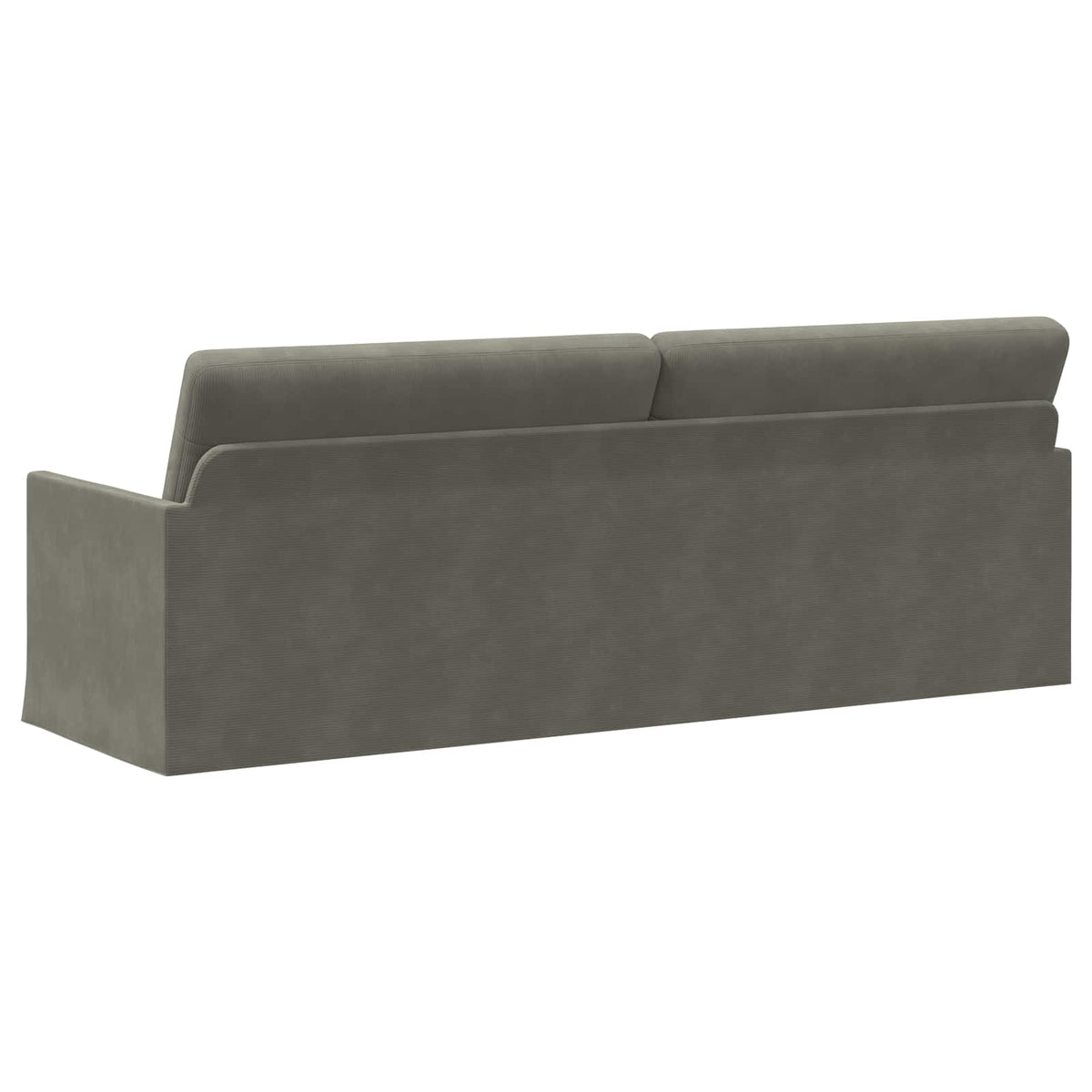 vidaXL Sofa na 3 osoby jasnoszary 220 x 81 x 82 cm Tkanina sztruksowa