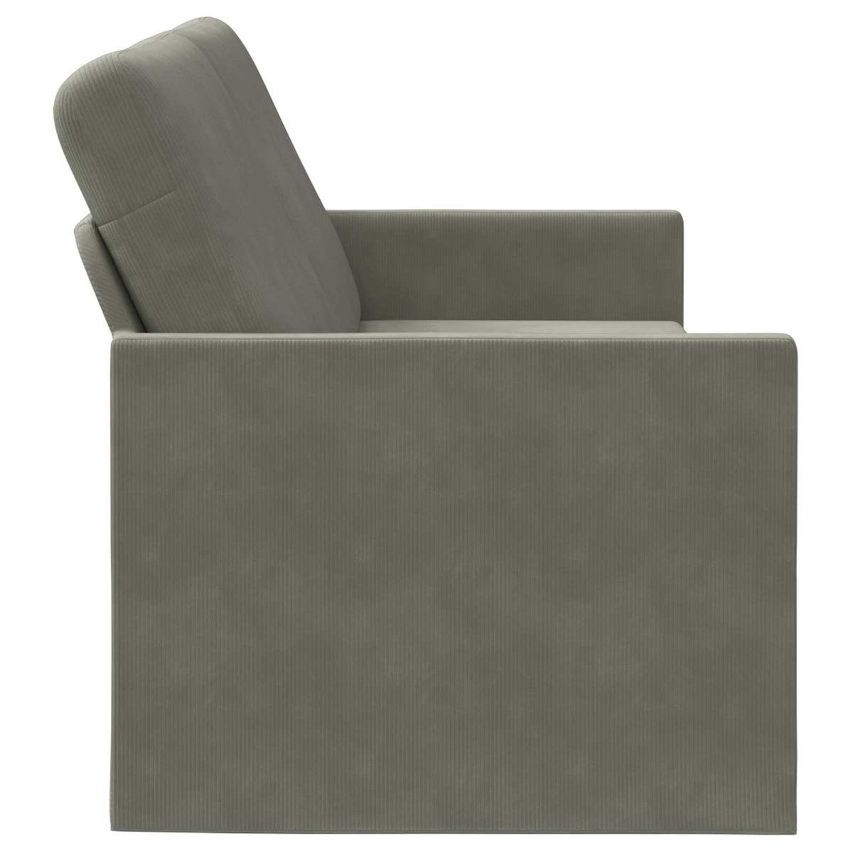 vidaXL Sofa na 3 osoby jasnoszary 220 x 81 x 82 cm Tkanina sztruksowa