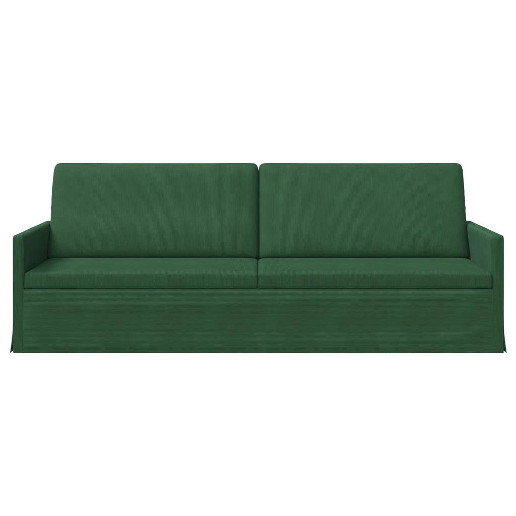 vidaXL Sofa na 3 osoby Zielony dżungli 220 x 81 x 82 cm