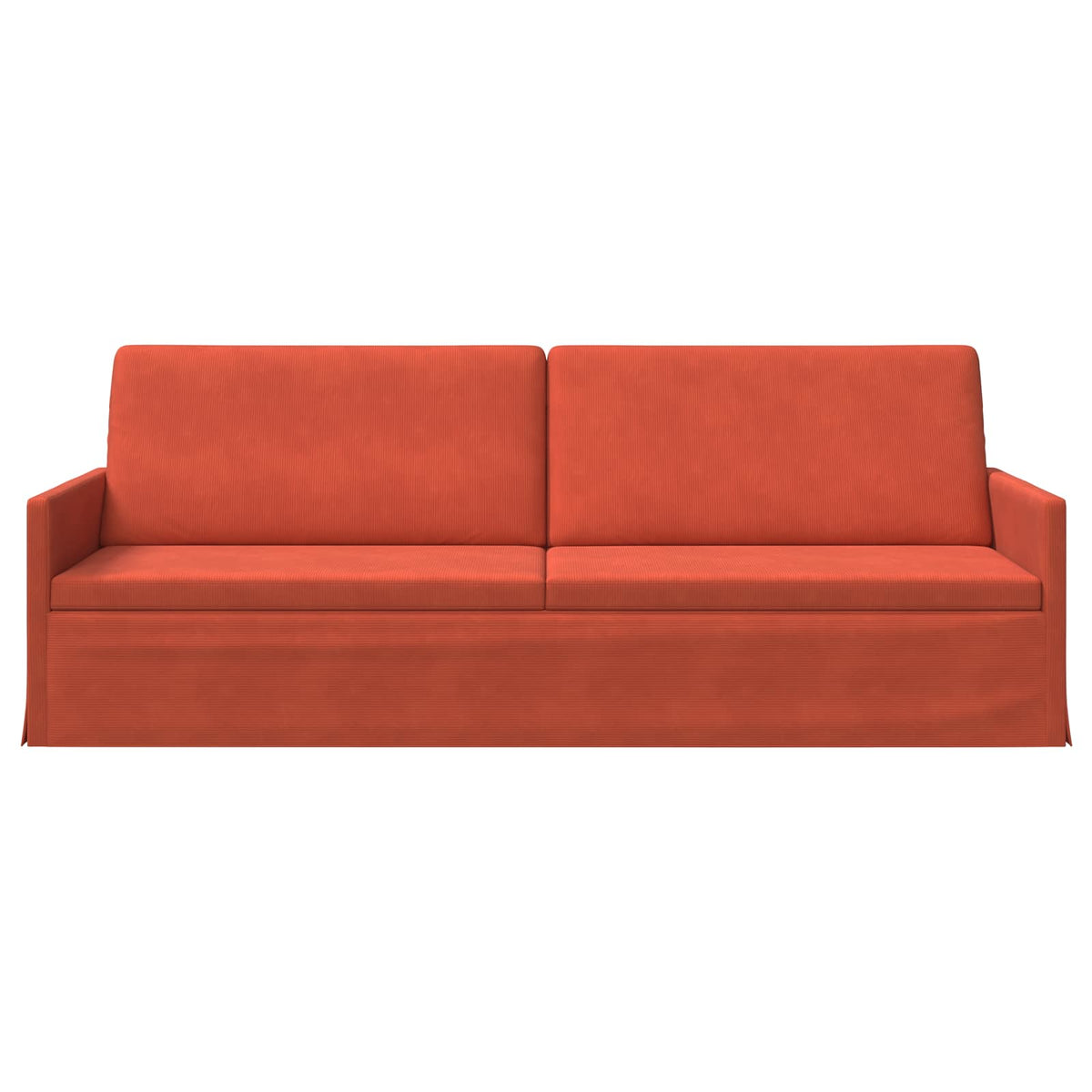 vidaXL Sofa na 3 osoby Czerwono-pomarańczowy 220 x 81 x 82 cm