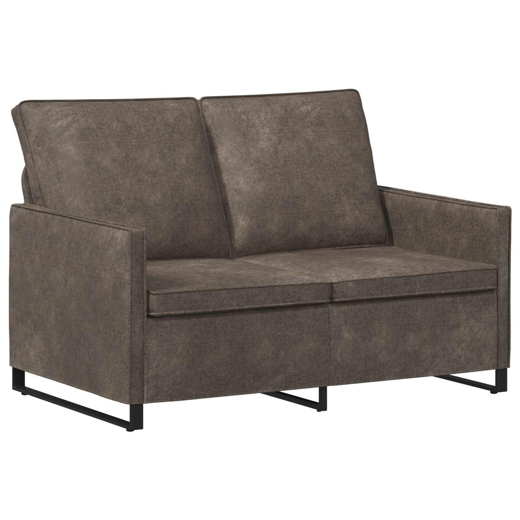 vidaXL Zestaw Sof 2 pcs ciemnoszary Materiał zamszowy syntetyczny