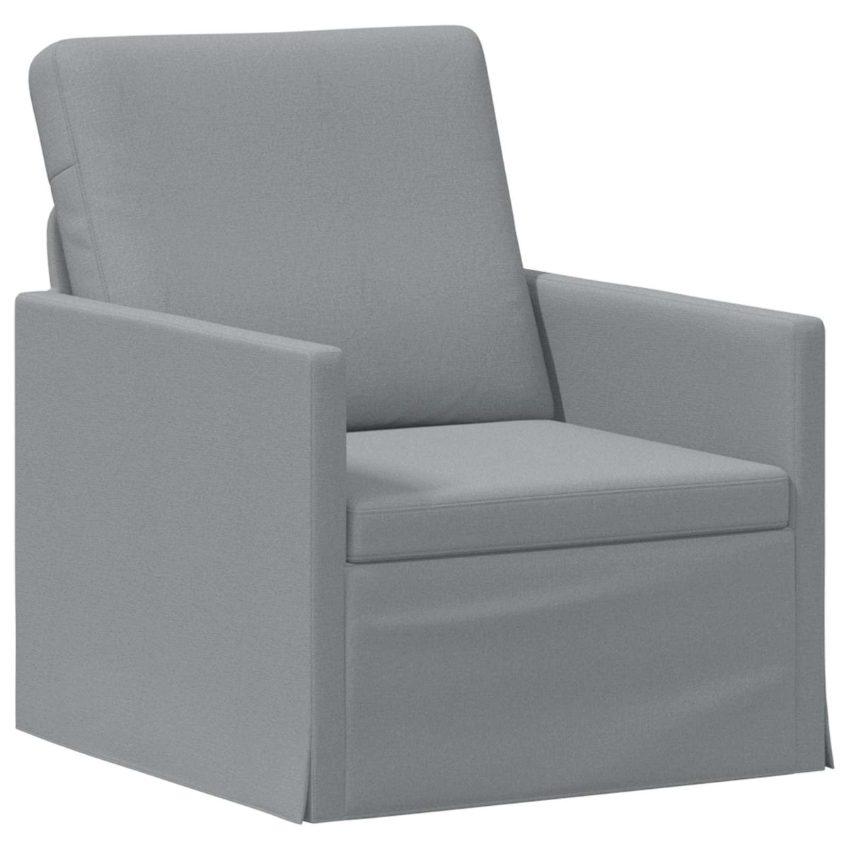 vidaXL Zestaw Sof 2 pcs jasnoszary tkanina
