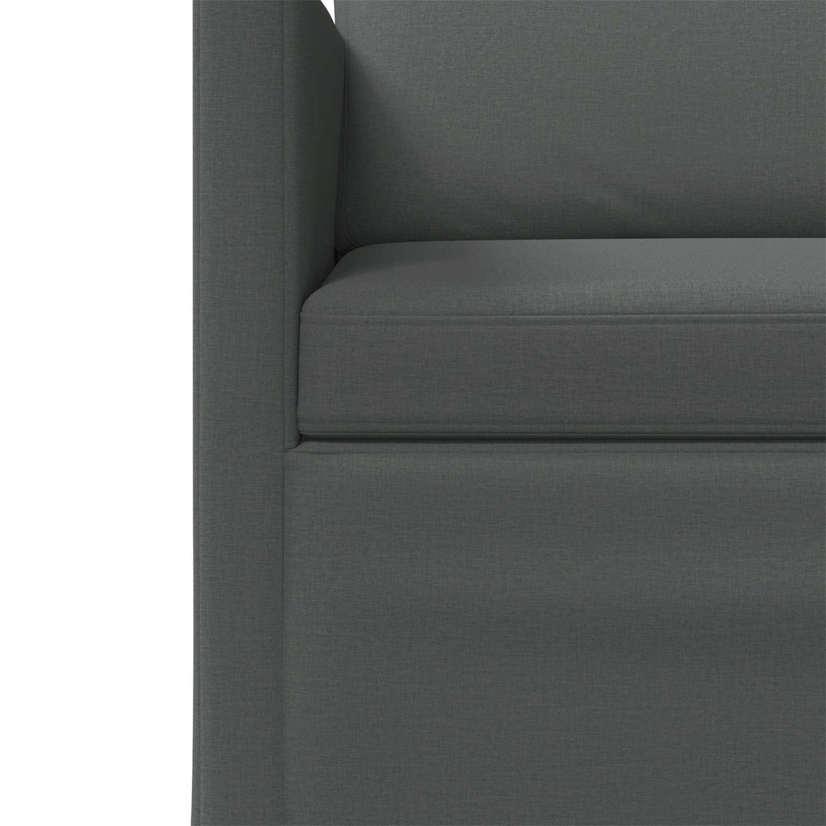 vidaXL Zestaw Sof 2 pcs ciemnoszary tkanina