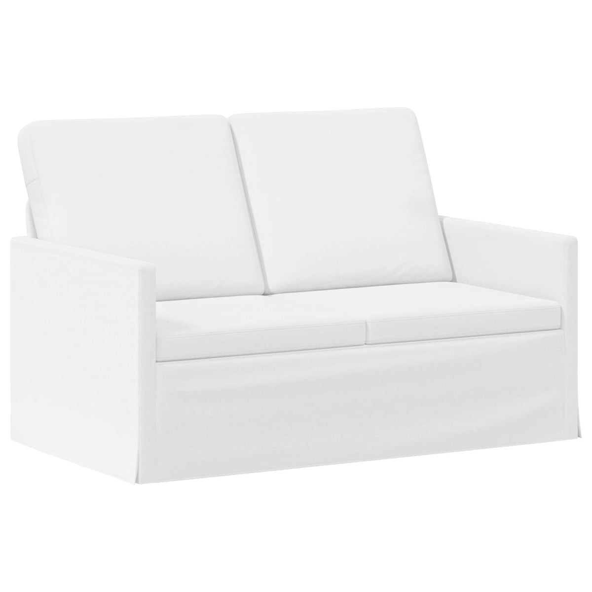 vidaXL Zestaw Sof 2 pcs Biały tkanina