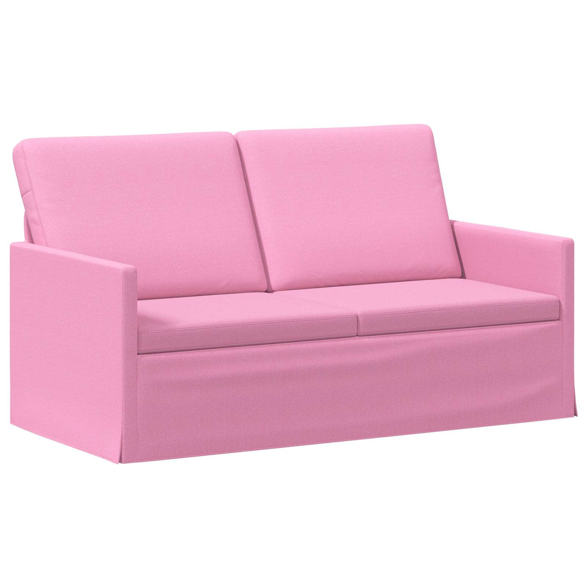 vidaXL Zestaw Sof 2 pcs różowy tkanina