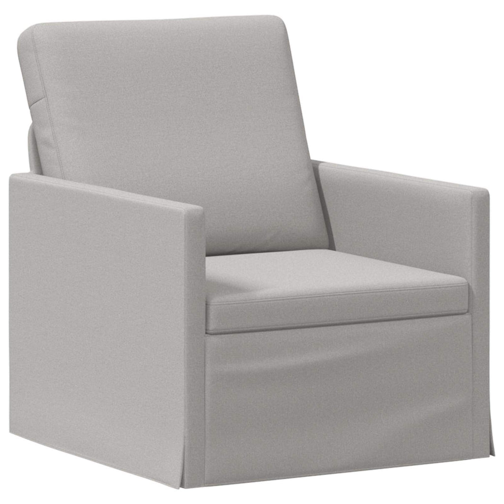 vidaXL Zestaw Sof 2 pcs Szary chmur tkanina