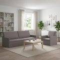 vidaXL Zestaw Sof 2 pcs Ciemnoszary tkanina