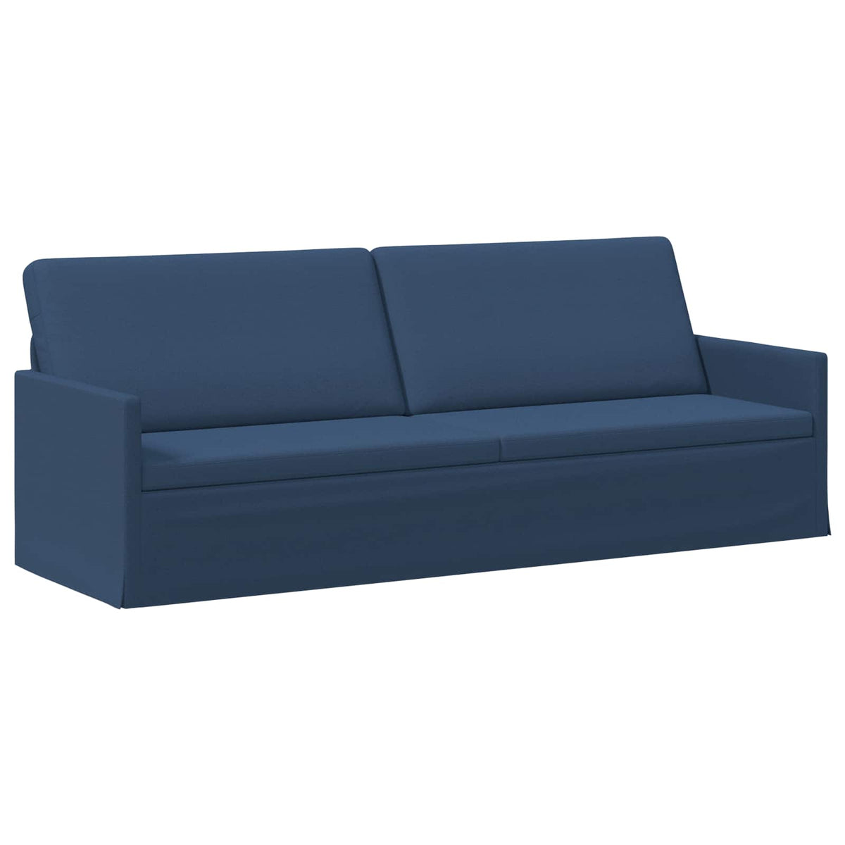 vidaXL Zestaw Sof 2 pcs niebieski tkanina
