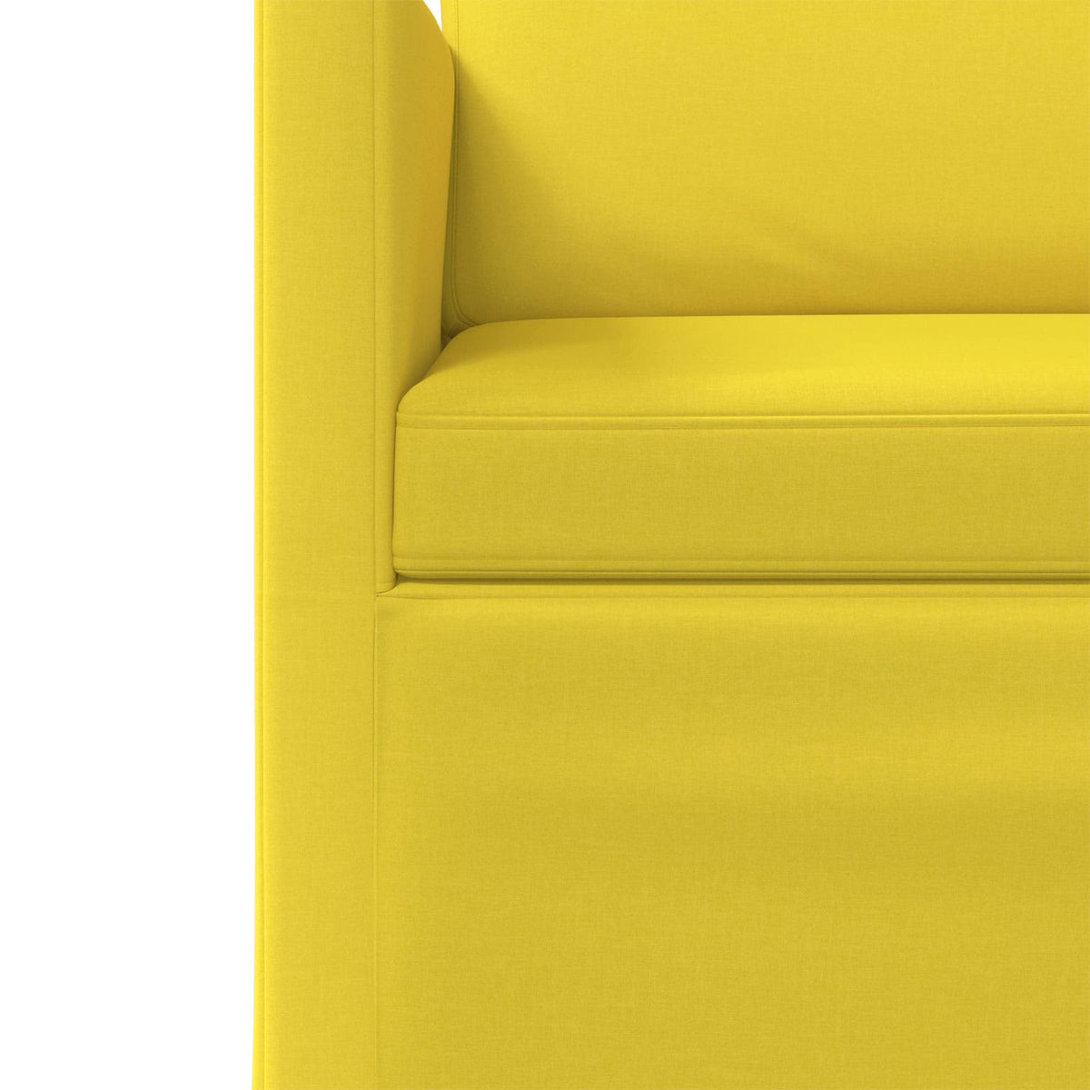 vidaXL Zestaw Sof 2 pcs Jasnożółty tkanina