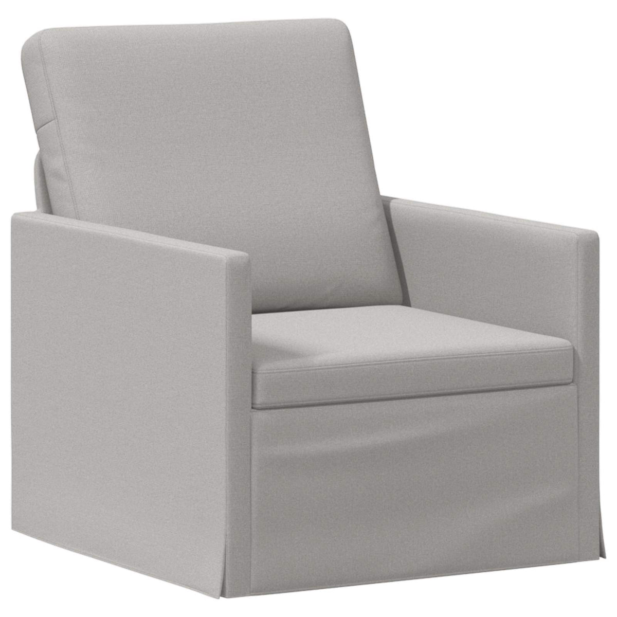 vidaXL Zestaw Sof 2 pcs Szary chmur tkanina