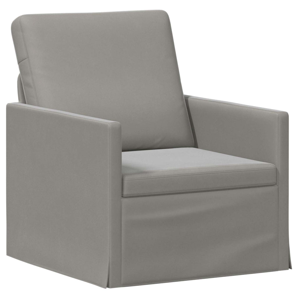 vidaXL Zestaw Sof 2 pcs jasnoszary Welur