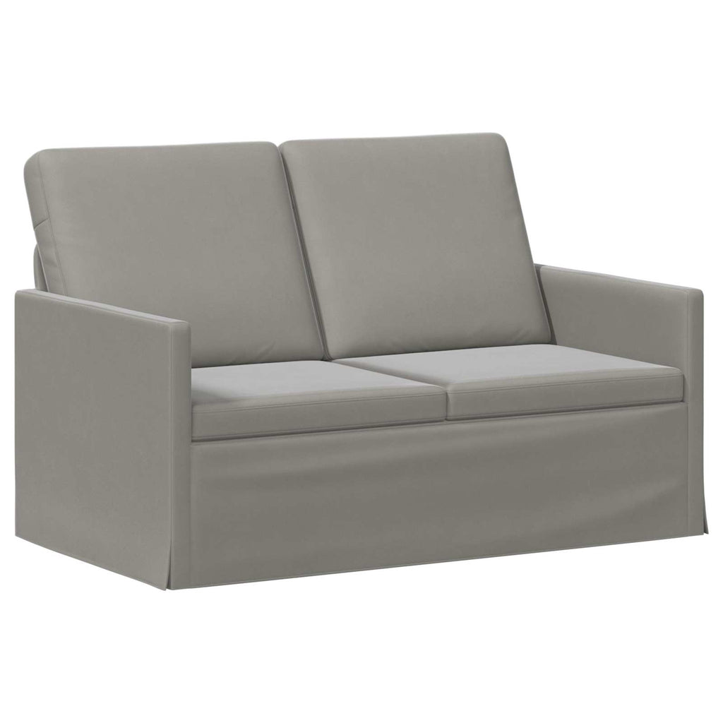 vidaXL Zestaw Sof 2 pcs jasnoszary Welur
