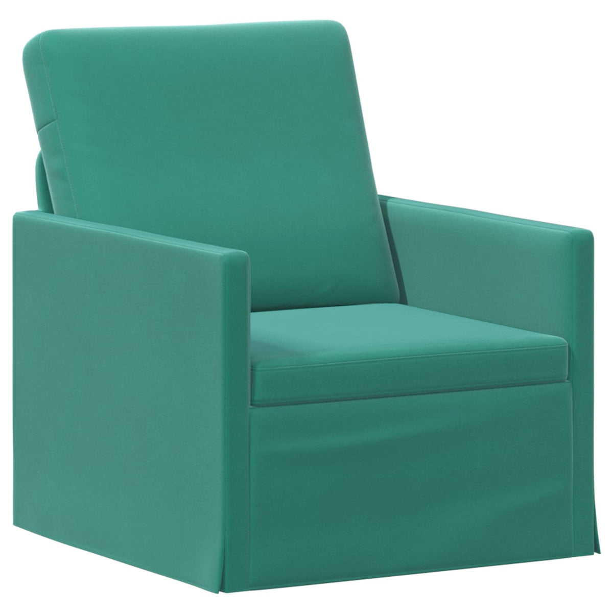 vidaXL Zestaw Sof 2 pcs Turkusowy Welur