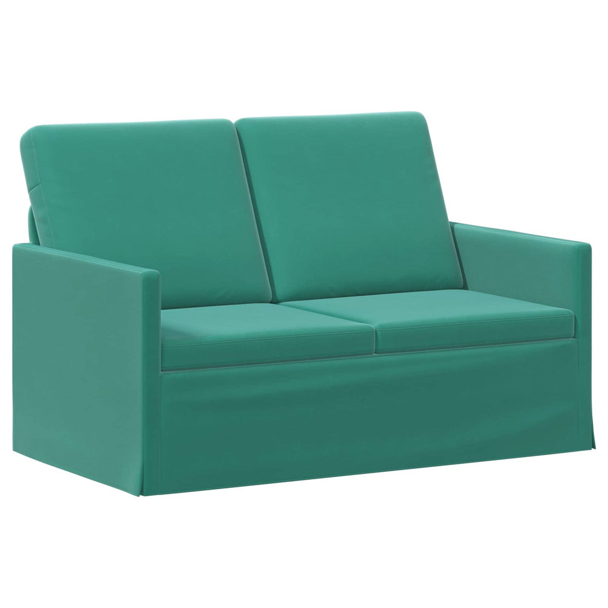 vidaXL Zestaw Sof 2 pcs Turkusowy Welur