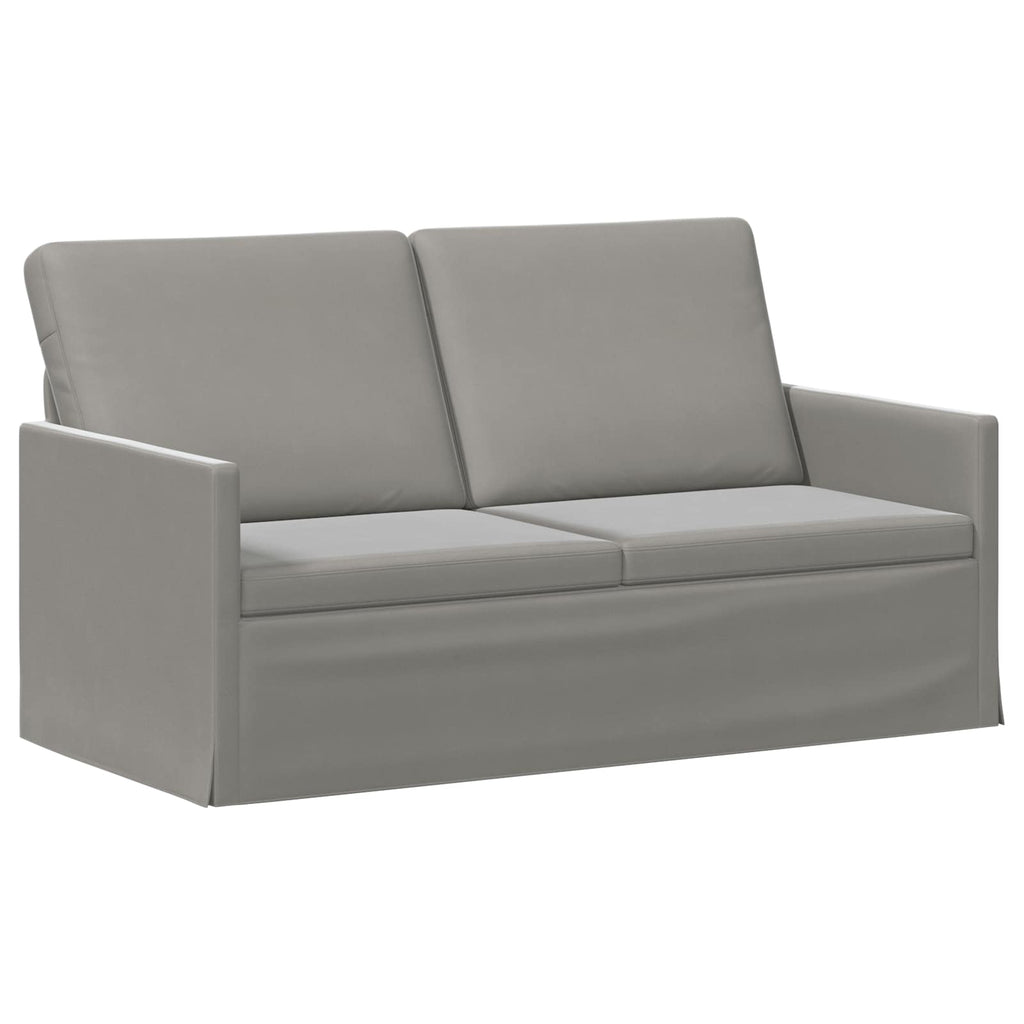vidaXL Zestaw Sof 2 pcs jasnoszary Welur