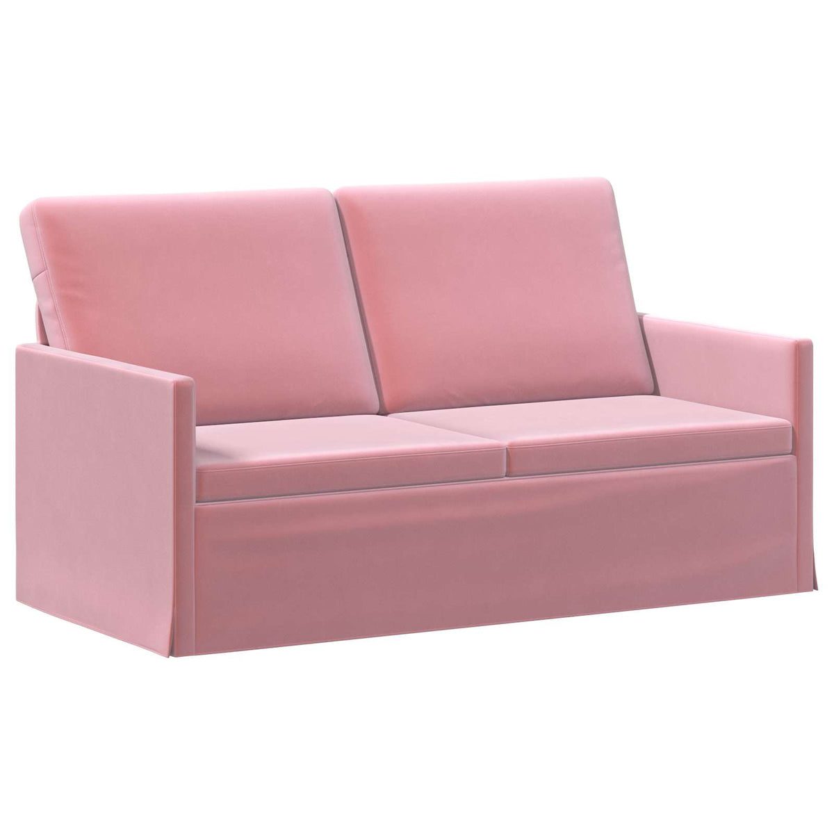 vidaXL Zestaw Sof 2 pcs różowy Welur