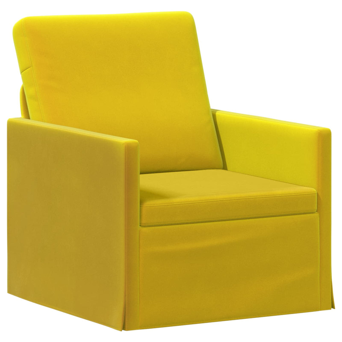 vidaXL Zestaw Sof 2 pcs żółty Welur