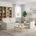 vidaXL Zestaw Sof 2 pcs kremowy Welur
