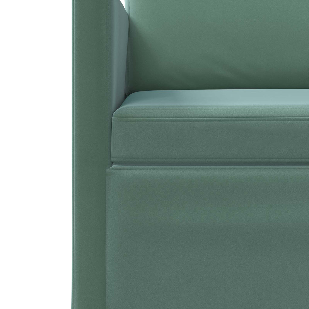 vidaXL Zestaw Sof 2 pcs Zielony morski Welur