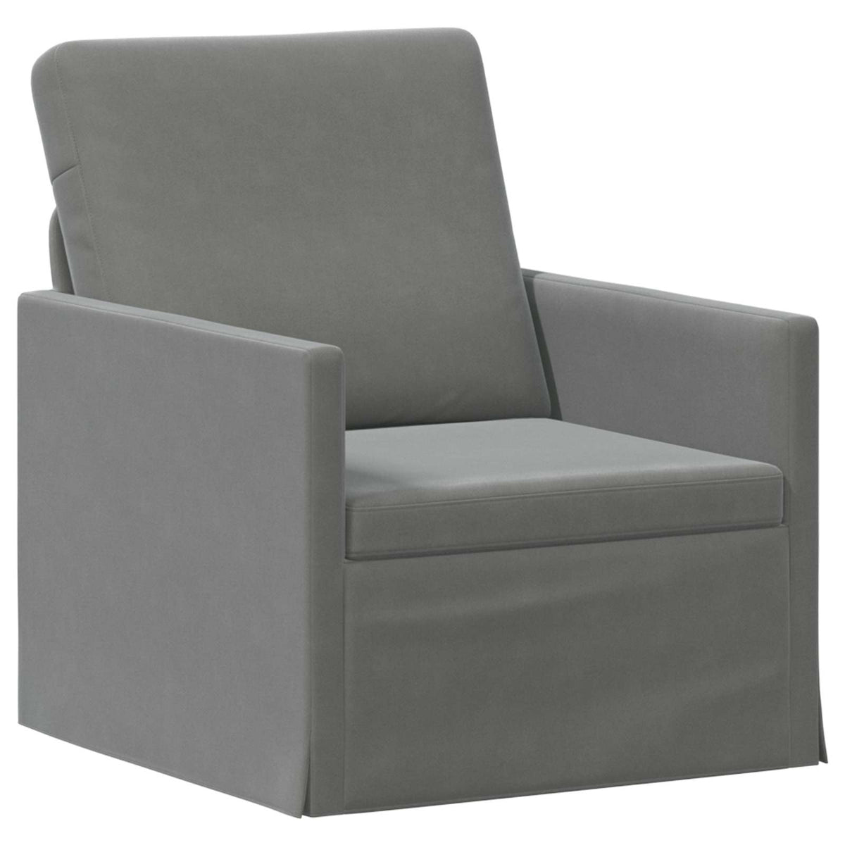 vidaXL Zestaw Sof 2 pcs ciemnoszary Welur