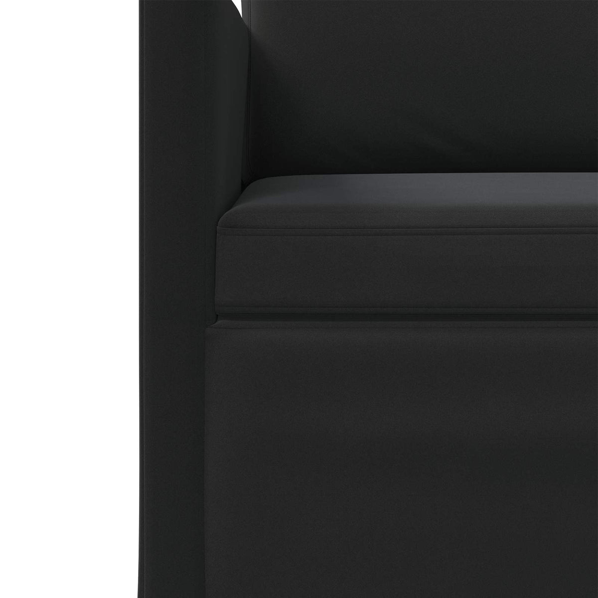vidaXL Zestaw Sof 2 pcs Czarny Welur